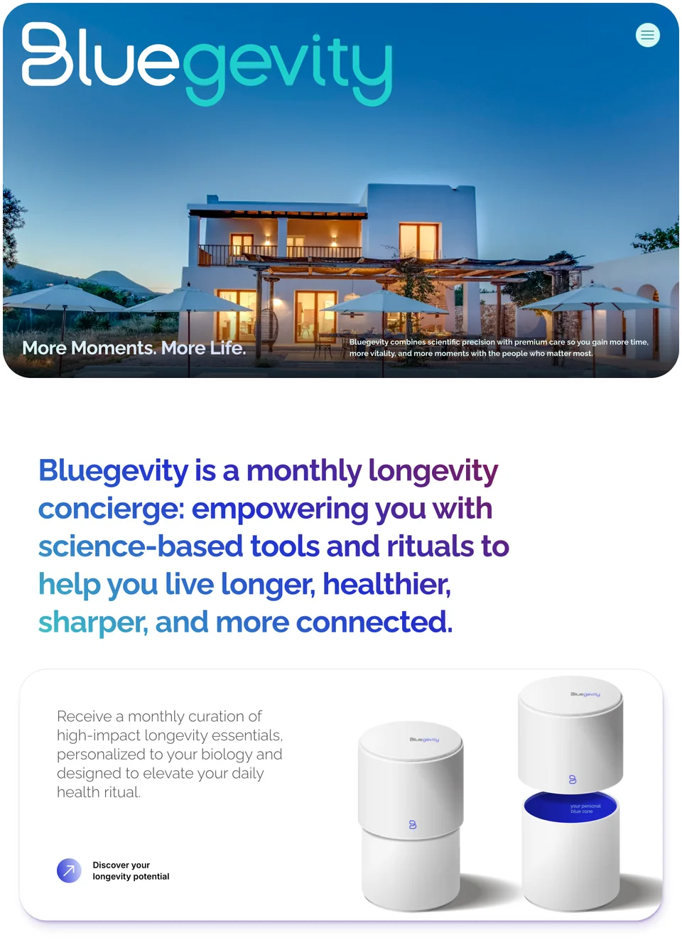 Bluegevity detail